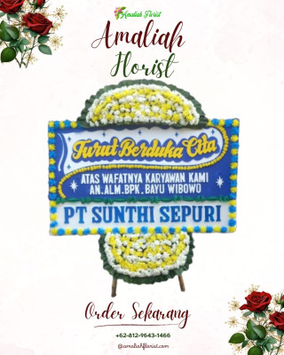 Papan Bunga Duka di Legok Kaler